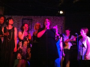 Our showcase gig last summer, with live band